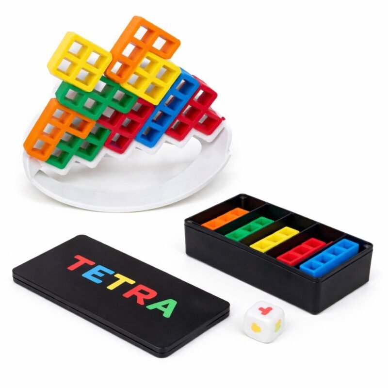 Brinquedo Tetra Tower Torre de Equilíbrio Estimulante Raciocínio