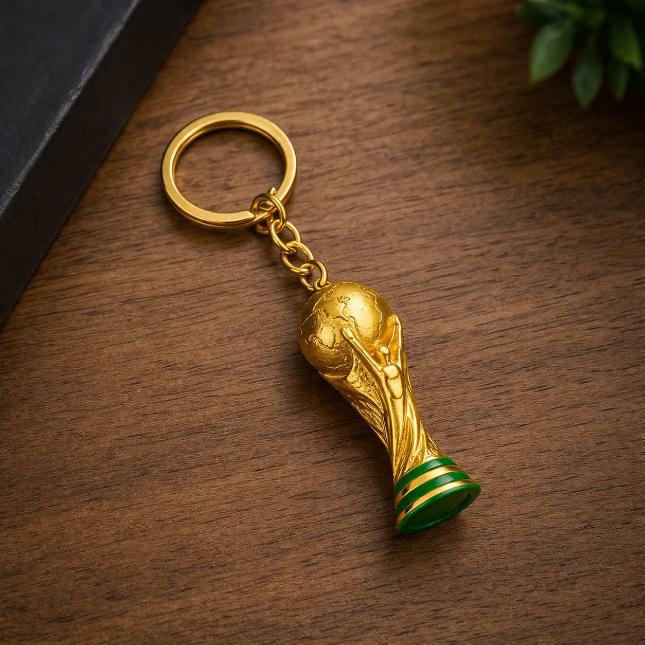 Kit 10un Chaveiro Troféu Copa Do Mundo Taça Dourada Brinde Pingente