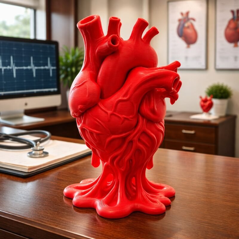 Enfeite Coração Decoração Clinica Cardiologista Estudo Universitário