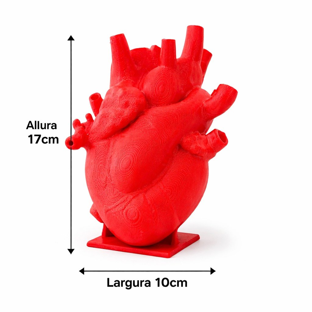 Decoração Estudo Unversitário Coração Anatômico Profissional Enfeite Anatomia