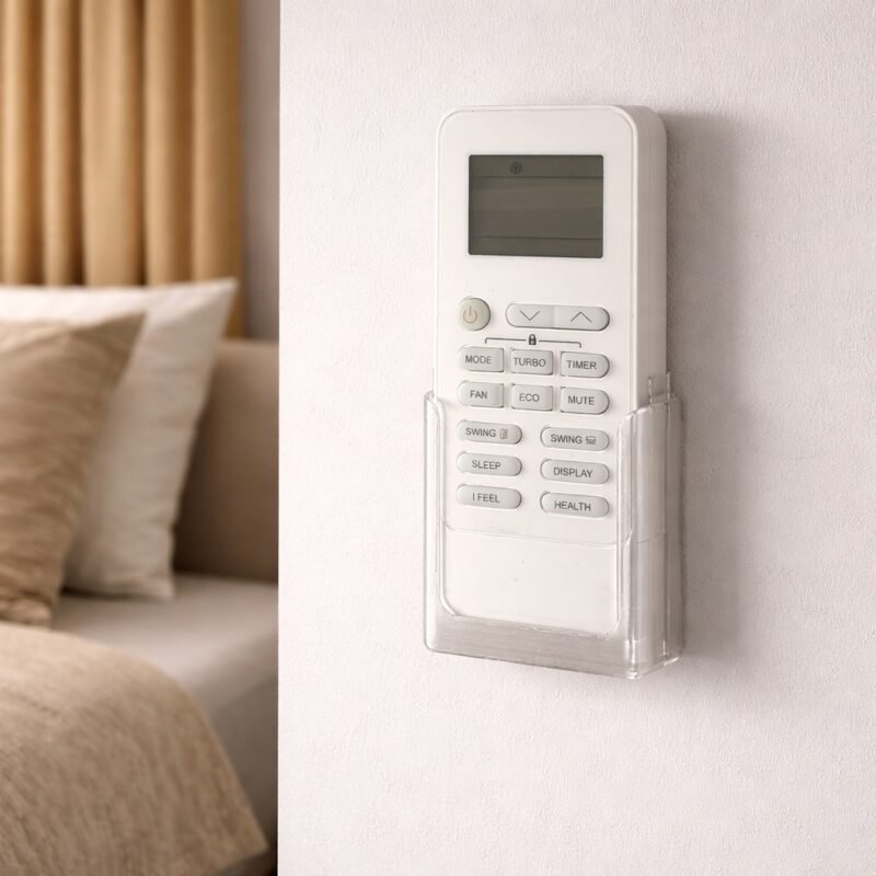 Suporte de Parede Porta Controle de Ar-condicionado Universal compatível com Diversos Modelos