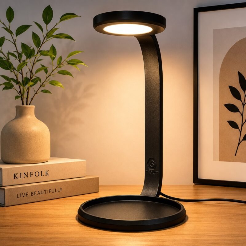 Abajur Luminária Mesa Moderna Led Decoração Leitura Estudo